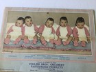 1936 Dionne Quintuplets Advertising Calendar Collier s Dairy Products Spencer In