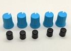 5 Blue Knobs For Rane   Pioneer Xdj-rx R1 Rz Aero Djm-t1 S9 Dj Controller Parts