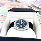      Wrist Watch Orient Automatic Calendar Crystal Aaa Japan Vintage Service     