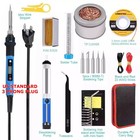 80w Electric Soldering Iron Welding Gun Tool Kit Solder Wire Desoldering Pump Us