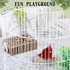 2 Pieces Bird Chew Toy Parrot Cage Perch Cardboard Platform Bird Paw Grinding St