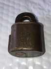 Antique Brass Reg d U s  Mail Rotary Lock Padlock   no Key  No  M1693