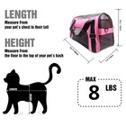 Pet Carrier Bag Airline Approved Soft Sided Travel Carrier For Cats Small Dogs