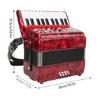 Accordion Piano 8 Bass 22 Key Playing Musical Instruments For Children Beginner