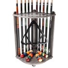 10-pool Cue Wood Floor Corner-style Stand Billiard Pool Cue Rack Holder-5 Color