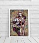 Jethro Tull Ian Anderson Poster  Jethro Tull Tribute Pop Art Free Shipping Us