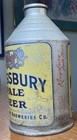 Vtg 1940s Kingsbury Pale Beer Crowntainer Cone Top Can Brewing Co Sheboygan Wi