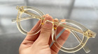 Vintage Eyeglass Acetate Reading Glasses Retro Full Rim Round Eyewear