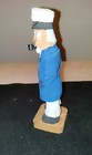 Vintage Hand Carved Wooden Folk Art Seaman With Captain Hat