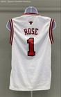 Adidas Boys Chicago Bulls Derrick Rose  1 Nba Jersey White Youth Medium 10-12