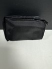 Delta Airlines Tumi Travel Amenity Kit Soft Black Small Bag Zipper Toiletries