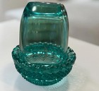 New Mosser 3 5    Teal Fairy Lamp By Rosso Glass Limited Edition