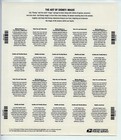 Usps The Art Of Disney  Magic  Full Mint Sheet Of 20 Stamps  Scott  4192-95  Mnh