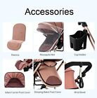 2 In 1 Convertible Baby Stroller Infant Bassinet Stroller With One-click Folding