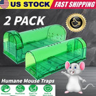 2 Pack Humane Mouse Traps Live Catch   Release No Kill Rat Mice Trap Reusable