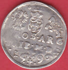 R  Poland Lithuania 3 Groschen 1596 Vilnius Sigismund Iii Vf xf Details  4153