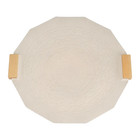 41x41x4 3cm Polygonal Baking Pan Nonstick Maifan Coating Removable Handle