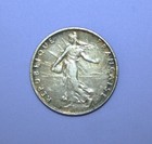 S6 - France 50 Centimes 1909 Almost Unc    Unc  Silver Coin - Walking Liberty