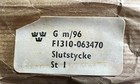 Nos Swedish Mauser Straight Rifle Bolt Body M96 M38 M94 6 5x55 Swede 3
