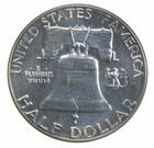 1952 Proof Franklin Half Dollar 90  Silver