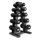 Neoprene Dumbbell Pairs   Sets - Non-slip Grip  Hex Design  Home Gym Weights