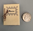 Miniature Photo Album Book 1 12 Dollhouse Ephemera Tiny Vintage Printed Photos