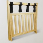 Hotel-style Folding Luggage Rack Suitcase Stand With Storage Shelf Shoe Rack New