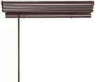 Custom Cut  Espresso Cordless 2-1 2 In  Premium Faux Wood Blind Presale
