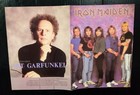 Hall   Oates Art Garfunkel Iron Maiden Vintage Thailand Only 1 Middle Page Rare 