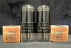 Tung-sol Ctl 6sn7 Set  2  Gt Vt-231 1942 Black Beauty Perfect Match