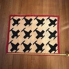 Antique Wwii Era Handmade Flag Quilt Fighter Planes Military Folk Art