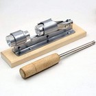 Heavy Duty Pecan And Nut Cracker Tool  Wood Base And Adjustable Handle  Easy Use