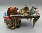 Miniature Dollhouse 1 12 Scale Decorated Santa Christmas Table - 725