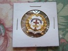 Vintage Enamel Salvation Army Service Award Laurel Wreath Second Year Pin   12
