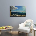 The Waves Book Sailboat For Salvador Dali Poster Canvas Print Wall Art 