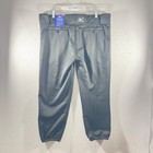 3514   Nwt Mizuno Mvp Pro Softball Elastic Bottom Pants Black Womens Xl