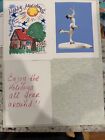 Six Ekaterina  katia  Gordeeva Copies Of Autographs  Rare Card Heavy Photo Paper