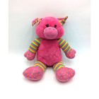 Build A Bear Giggly Piggly Pink Pig Rainbow Plush 2009 Htf Very Rare 