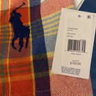 Authentic Polo Ralph Lauren  125 Cotton Beach Picnic Blanket 60x60    Oeko-tex Nwt