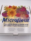 Max Microfleur Microwave Regular Flower Press Kit 5 5  W  Instruction Book   Box