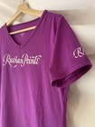 New  Rp Collection Russian Pointe Logo Ballet Dancer s T-shirt Adult Xl Purple