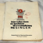 1971 Singer Introduction To Fashion Dressmaking Student s Edition Book Vintage
