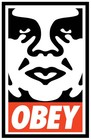 Obey Icon Shepard Fairey Poster 24x36 Signed Style Street Art Red Black Print