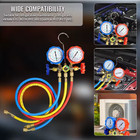 R410a R22 R404a R134a Ac Manifold Gauge Set With Charging Hoses Hvac Tool