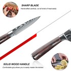 3 5    Kitchen Chef Knife Stainless Steel Damascus Pattern Paring Fruit Knife Us