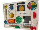 1988 Vintage Fisher Price Activity Center Crib Playpen Infant Baby Toy  1135 