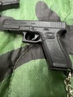 Two Glock 17 Gen5 Austria 9x19 9mm Mini Firearm Handgun Pistol Keychain Shotshow