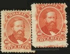 85077- Brazil 1866 - Rhm  23 a   Sc  53 a The 2 Color Variations  Us 130
