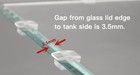 Landen Low-profile Clear Acrylic Aquarium Cover 4mm With 3 5mm Gap  12 Pcs 