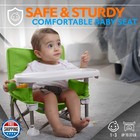Serenelife Baby Seat Booster -space Saver Toddler Booster Seat - Portable Pop